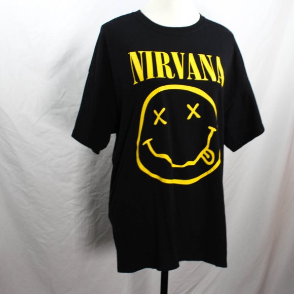 Nirvana Official Unisex Men's Graphic Tee T Shirt Size XL Grunge - Picture 2 of 6